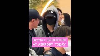 Jungkook at Incheon airport #jungkook #bts#incheon