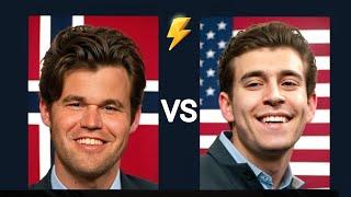 Magnus Carlsen vs Daniel Naroditsky | Blitz Chess Online Chesscom