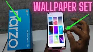 How to set wallpaper in Realme narzo 30 pro 5G| How to change wallpaper in realme narzo 30 pro