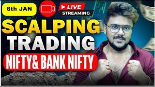 Banknifty & Nifty Live Optionstrading | 6 January | Zero Hero live trade #banknifty #nifty