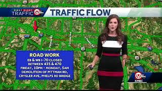 Here's how to get around I-70 shutdown in KC this weekend