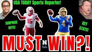 NEBRASKA-UCLA Prediction! USA TODAY Sports Reporter (& UCLA Insider) James H. Williams Joins Adam!