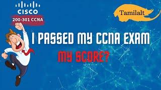 My CCNA 200-301 Online Exam Experience - Score? | Tamil