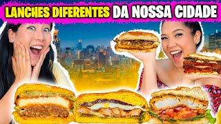 PROVANDO LANCHES DIFERENTES DA NOSSA CIDADE | Blog das irmãs