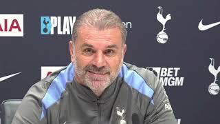 FULL PRESS CONFERENCE (Including Embargoed Section): Ange Postecoglou: Manchester City v Tottenham