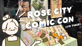 Rose City Comic Con- Over or Underrated? 2024  Artist Alley Vlog!