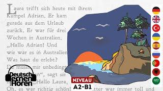 Learn German with stories | Learn German by listening - A2-B1 - for listening and reading