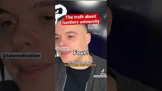 The truth about Hustlers University #alpha #alphamale #andrewtate #money #motivation #rich #short