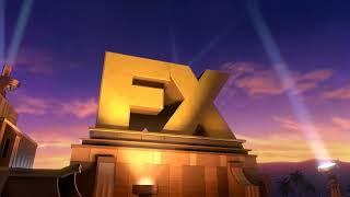 The FX logo in the style of the 20th Century Fox 2009 structure