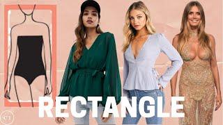 How to Dress a Rectangle Body Shape: Best Tops, Dresses & Necklines