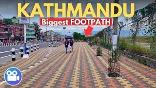 Kathmandu KOTESHWOR Brand NEW FOOTPATHS After BALEN Action in Capital City  of Nepal