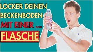 Beckenboden in Minuten entspannen: Die verblüffende Übung mit einer Flasche!