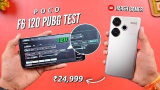 Poco F6 120FPS Pubg Test With FPS Meter, Heating & Battery Test 