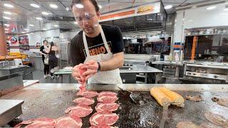 The Best Philly Cheesesteaks at Geno’s Steaks, South 9th Street Philadelphia