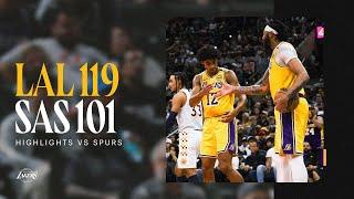 FULL HIGHLIGHTS: Lakers beat Spurs, Seven Players in Double Figures