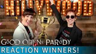 VIDEO REACTION WINNERS! │ GOOD OMENS PARODY