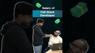 Salary of a Full Stack Developer #Shorts #Simplilearn