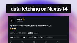 Fetching Data with Nextjs | 3 Different Patterns