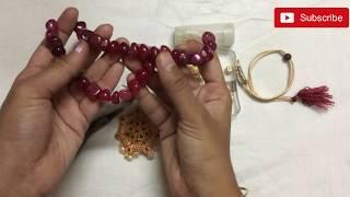 DIY| Jewellery making for beginners in Tamil | Nandri art & craft
