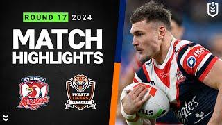 NRL 2024 | Roosters v Wests Tigers | Match Highlights