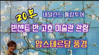  Healing tour  네덜란드 튤립투어 20부 ㅡ 반 고흐 미술관, 암스테르담 풍경 ㅡ 18. 06. 08 일곱째 날 오후 일정