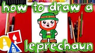 How To Draw A Cartoon Leprechaun