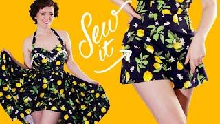 Sewing a Lemon Playsuit | The Perfect Pin Up Outfit