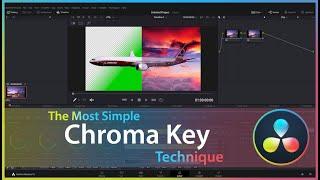 Chroma Key - Davinci Resolve 16 Tutorial 4K | RoughCut Tutorials