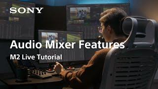 M2 Live Tutorial | Audio Mixer Features | Sony