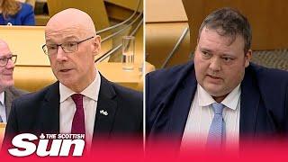 Orkney ferry question descends into chaos as John Swinney offended with Tory 'miserablism'