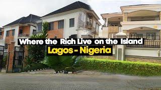 WHERE THE RICH LIVE IN LAGOS NIGERIA | ESTATE IN LAGOS | ESTATE TOUR NIGERIA