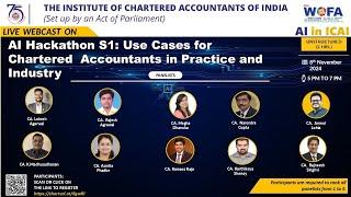 ICAI AI Marathon Hackathon 2024-1 Demonstration of Innovative Use Cases for Chartered Accountants