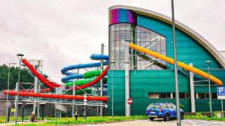 Waterslides at Aquapark Tychy in Poland