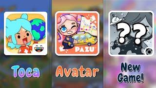 Toca boca world vs Avatar World vs Miga Town  full tour with voice!  [ New update 2024 ]