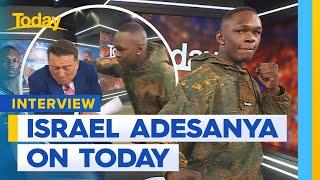 Israel Adesanya chats ahead of UFC title bout | Today Show Australia