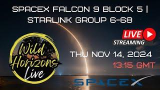  Live Launch - SpaceX Falcon 9 Block 5 | Starlink Group 6-68