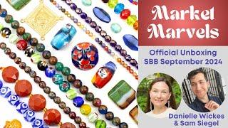 Official Unboxing September 2024 Sam's Bead Box: Market Marvels, Danielle Wickes + Sam's Bead Shop