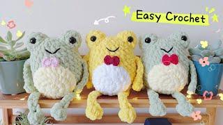 How to crochet frog plush | Leggy frog amigurumi tutorial