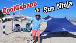 Beach Shade Showdown: Sun Ninja vs. CoolCabanas