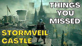 12 Things You Missed In Stormveil Castle!! [probably] - Elden Ring FULL WALKTHROUGH AND GUIDE