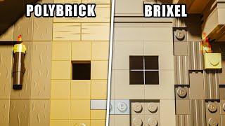 BRIXEL vs POLYBRICK TEXTURE COMPARISON | Minecraft Java Edition