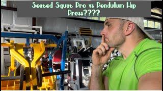 Rogers Athletic Seated Squat Pro vs Pendulum Hip Press