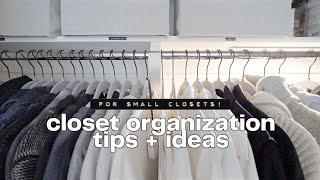  how to→closet organization ideas + tips