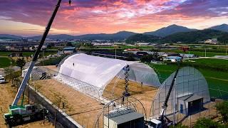 Amazing! Process of Making a Air House. Next Generation Vinyl House.