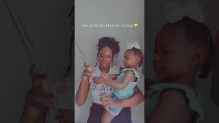 We almost had it!  #BabyFlutie and #FluteBae #MommyMoments #ToddlerLessons #Almost3 #MyMini 