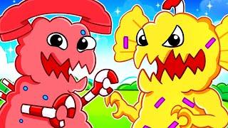 The CANDY MONSTER INFECTION in Roblox?! (ALL MONSTERS)