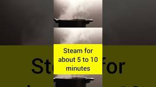 How to take steam? #flu #cold #healthbenifit #healthandwellness