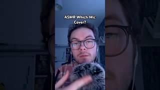 ASMR | Which Mic Cover Do You Prefer? #asmr #asmrsleep #fyp