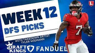 NFL | Week 12 Main Slate Picks |  DFS Picks for DraftKings, FanDuel, and Yahoo