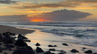 Relaxing Sunset on Kauai Island, Hawaii State